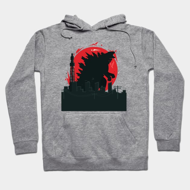 Godzilla Hoodie by Cika Ciki